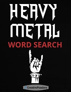 Metal Music Bands & Songs Word Search Book